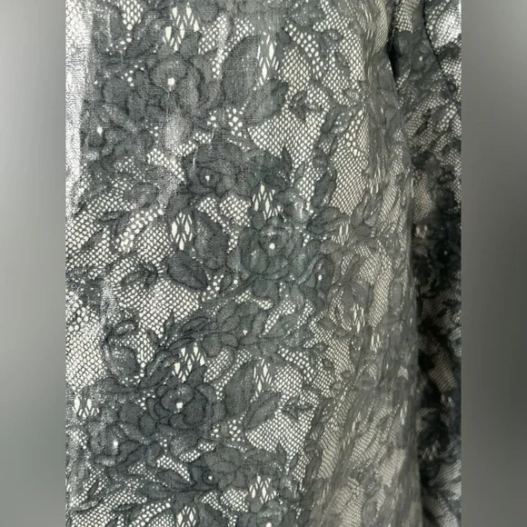 VTG Cole Haan Gray Lace Raincoat Jacket Details Sz S/M Rare Old Money Designer - Picture 12 of 13